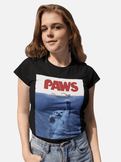 Nome do produto Camiseta Tubarão - Paws - Preto