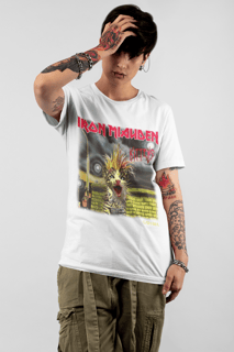 Nome do produto Camiseta Iron Miauden - Kittens - Branco