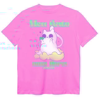 Nome do produto Camiseta Meu Gato Ama Flores