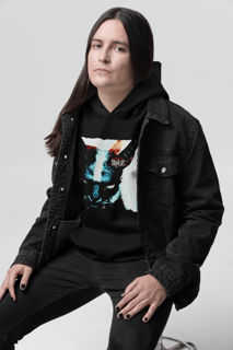 Nome do produto Moletom Canguru Slipknot - Slipkat - Preto