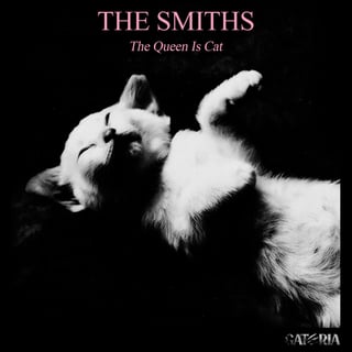 Nome do produto Moletom Canguru The Smiths - The Queen Is Cat - Preto