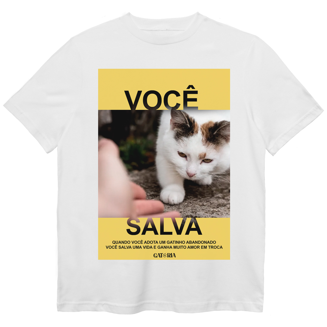 Camiseta Você Salva - Branco