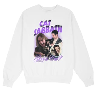 Nome do produto Moletom Black Sabbath - God Is Cat?