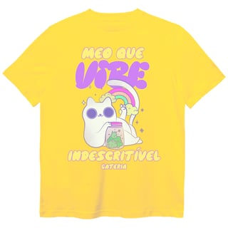 Nome do produto Camiseta Vibe Indescritível