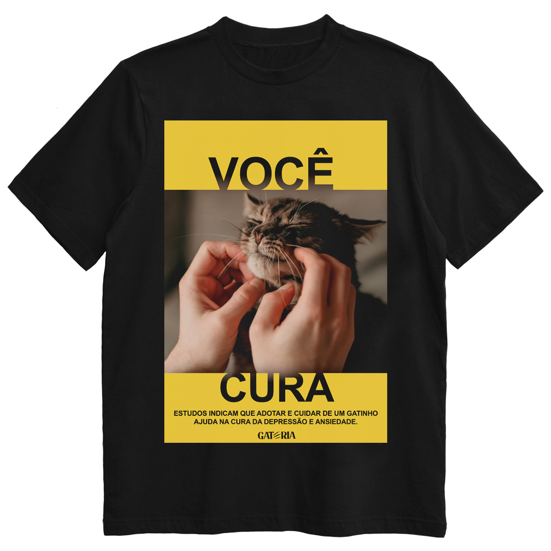 Camiseta Você Cura - Preto