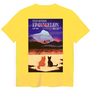 Nome do produto Camiseta Evangelion - Nyan Genesis