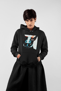 Nome do produto Moletom Canguru Slipknot - Slipkat - Preto