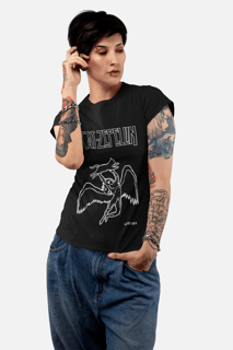 Nome do produto Baby Look Cat Zeppelin - Preto