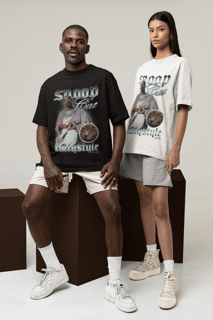 Nome do produto Camiseta Snoop Cat - Cattystyle - Preto