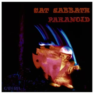 Nome do produto Moletom Canguru Cat Sabbath - Paranoid - Branco