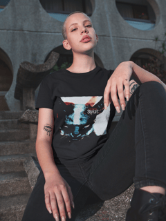 Nome do produto Baby Look Slipknot - Slipkat - Preto