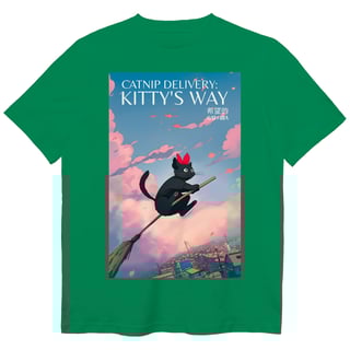 Nome do produto Camiseta O Serviço De Entrega da Kiki - Catnip Delivery
