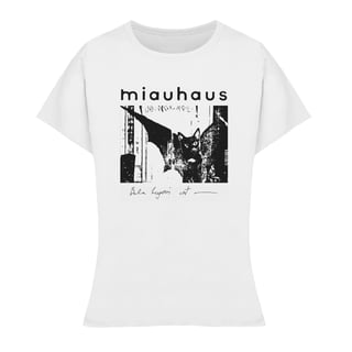 Nome do produto Baby Look Bauhaus - Miauhaus - Branco
