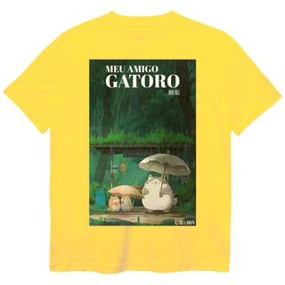 Nome do produto Camiseta Meu Amigo Totoro - Gatoro