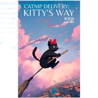 Nome do produto Moletom O Seviço De Entrega Da Kiki - Catnip Delivery