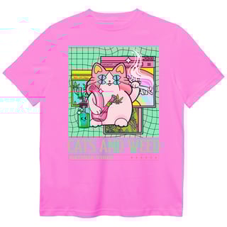 Nome do produto Camiseta Cats And Weed