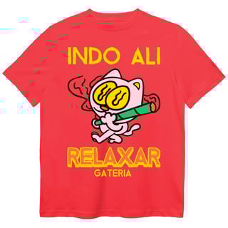 Nome do produto Camiseta Indo Ali Relaxar