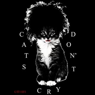 Nome do produto Moletom The Cure - Cats Don't Cry - Preto