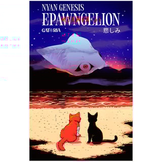Nome do produto Moletom Evangelion - Nyan Genesis