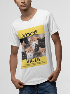Nome do produto Camiseta Você Vicia - Branco