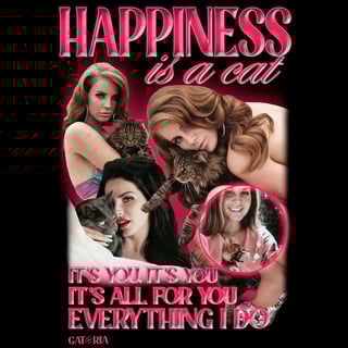Nome do produto Moletom Lana Del Rey - Happiness Is A Cat