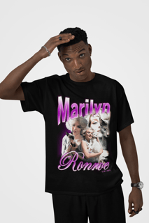 Nome do produto Camiseta Marilyn Ronroe - Preto