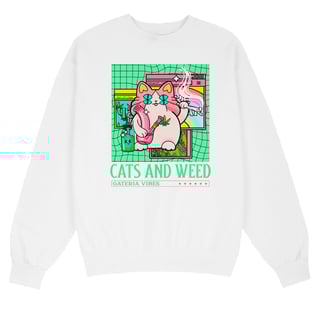 Nome do produto Moletom Cats And Weed