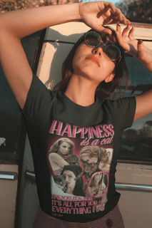 Nome do produto Baby Look Lana Del Rey - Happiness Is A Cat