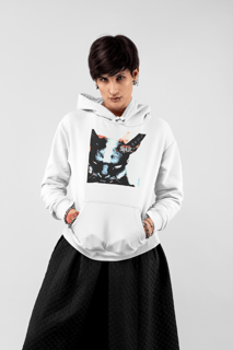 Nome do produto Moletom Canguru Slipknot - Slipkat - Branco