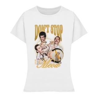 Nome do produto Baby Look Freddie Mercury - Don't Stop Meow