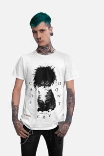 Nome do produto Camiseta The Cure - Cats Don't Cry - Branco