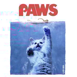 Nome do produto Camiseta Tubarão - Paws - Branca