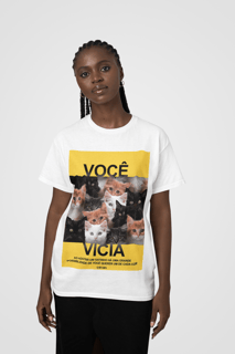 Nome do produto Camiseta Você Vicia - Branco