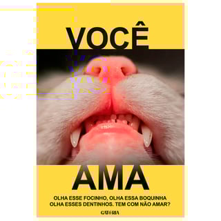 Nome do produto Moletom Você Ama 