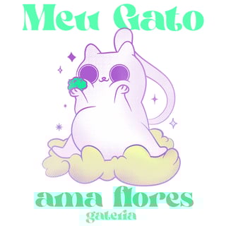 Nome do produto Moletom Meu Gato Ama Flores