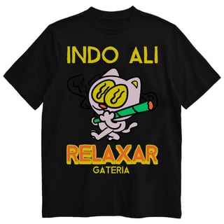 Nome do produto Camiseta Indo Ali Relaxar