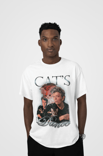 Nome do produto Camiseta David Bowie - Cat's Dance - Branco