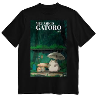Nome do produto Camiseta Meu Amigo Totoro - Gatoro