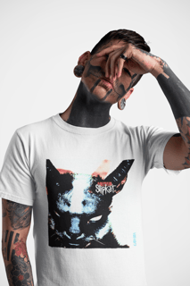 Nome do produto Camiseta Slipknot - Slipkat - Branco