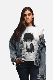 Nome do produto Baby Look Cats Don't Cry - Branco