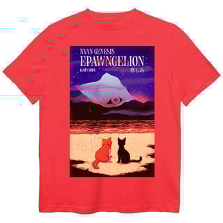 Nome do produto Camiseta Evangelion - Nyan Genesis
