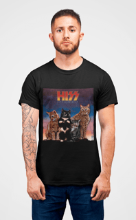 Nome do produto Camiseta Kiss - Cats Of Thunder - Preto