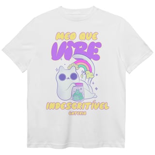 Nome do produto Camiseta Vibe Indescritível