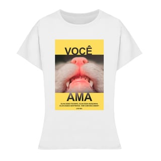 Nome do produto Baby Look - Você Ama