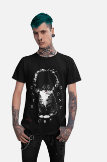 Nome do produto Camiseta The Cure - Cats Don't Cry - Preto