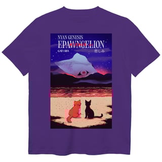 Nome do produto Camiseta Evangelion - Nyan Genesis