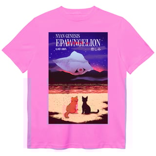 Nome do produto Camiseta Evangelion - Nyan Genesis