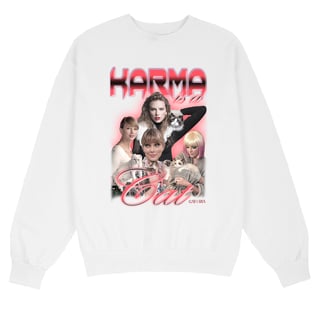 Nome do produto Moletom Taylor Swift - Karma Is A Cat 