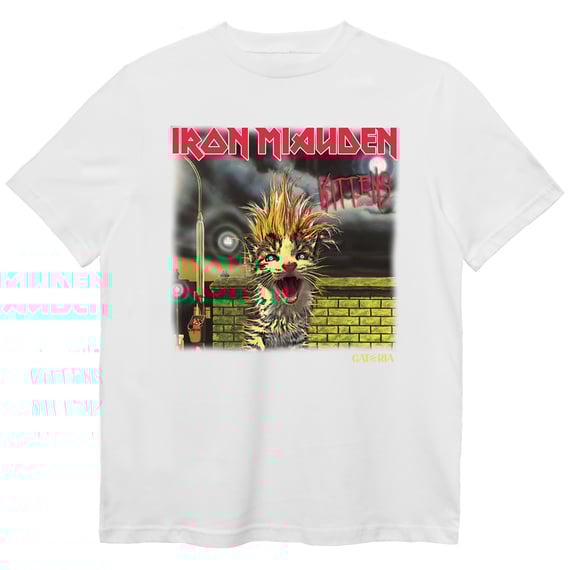 Camiseta Iron Miauden - Kittens - Branco