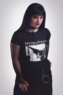 Nome do produto Camiseta Bauhaus - Miauhaus - Preto